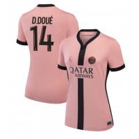 Paris Saint-Germain Desire Doue #14 Tredjedrakt Dame 2024-25 Kortermet